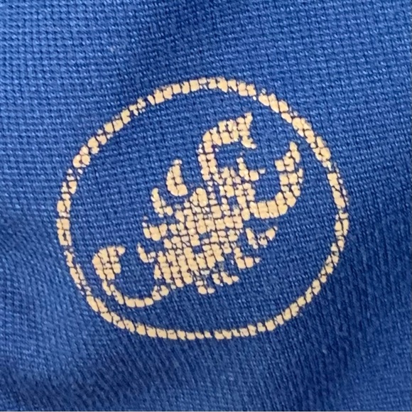 🚴 CASTELLI BLUE CYCLING LONG SLEEVE HALF ZIP JERSEY SIZE LARGE 🚴 - Picture 6 of 8